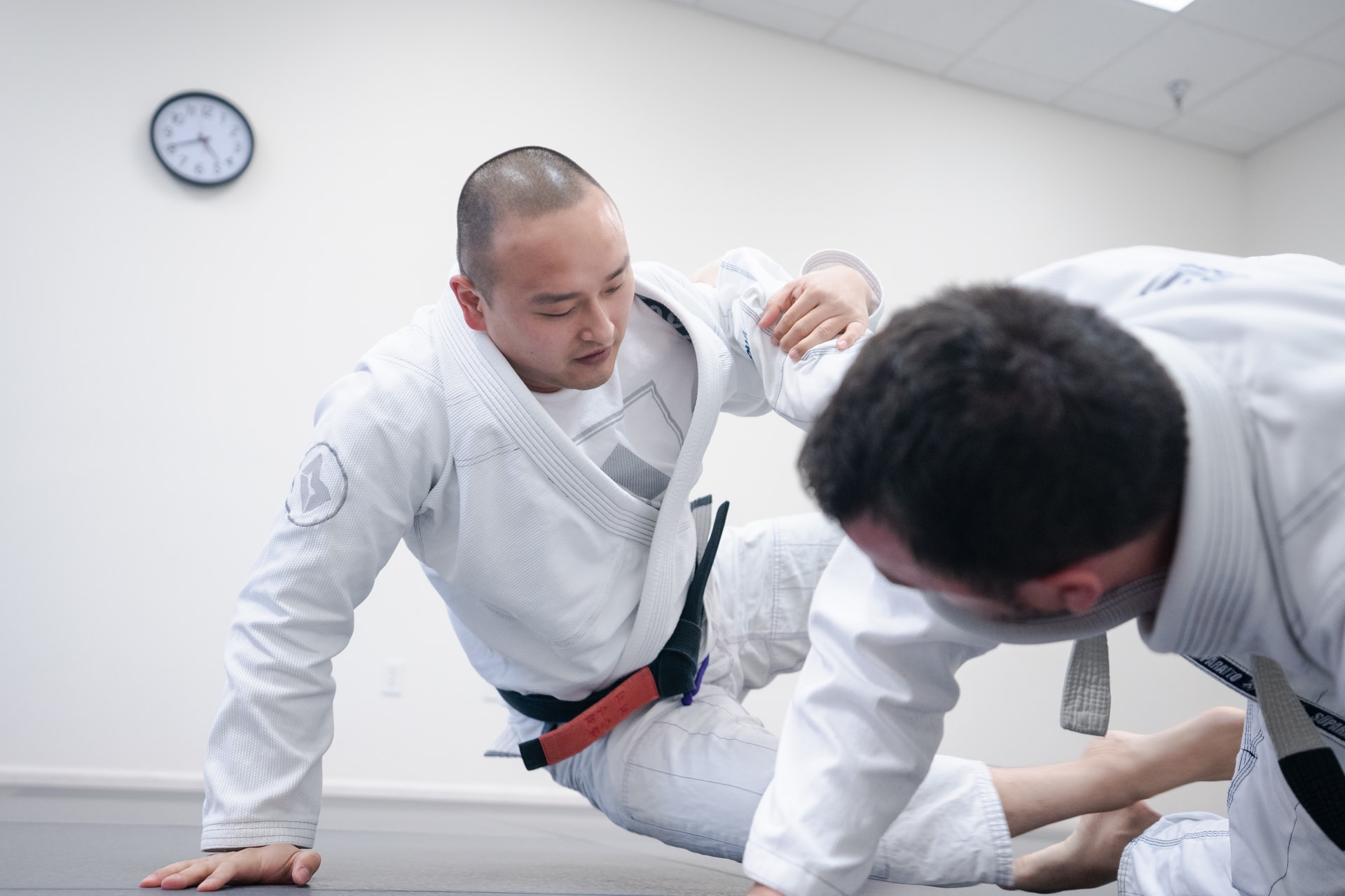 Kids taking Brazilian Jiu Jitsu class